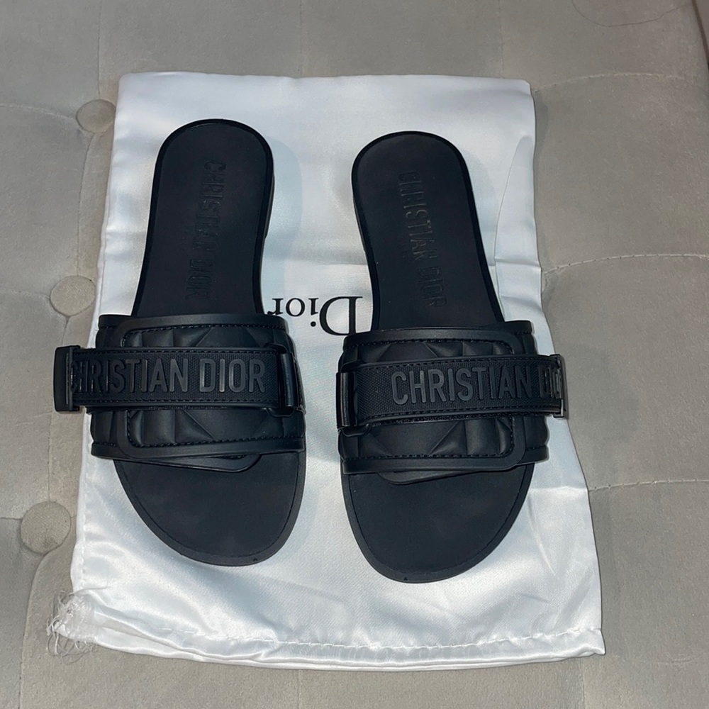 Dior rubber sandals